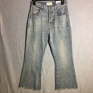 Womens NWT 7 For All Mankind Jeans Button Fly Easy Boy Bootcut Country Western